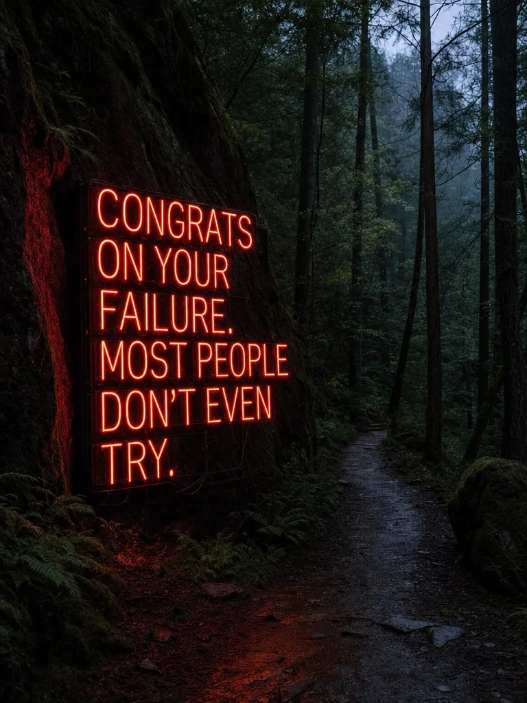 Postbae example post reading congrats on your failure, most people don't even try