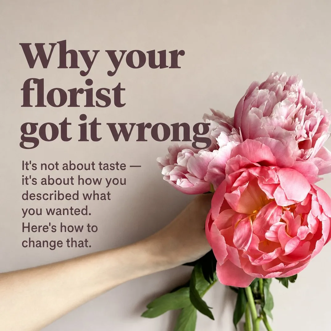 Carousel slide 1 from a Postbae example about why your florist got it wrong